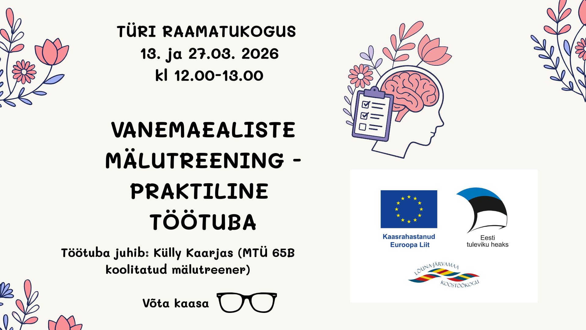 Kodulehele Mälutreening märts